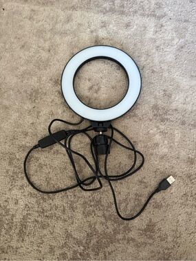 Black USB Ring Light